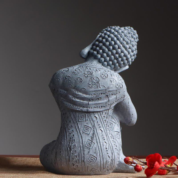 Tibetan Meditating Buddha Statue Decoration