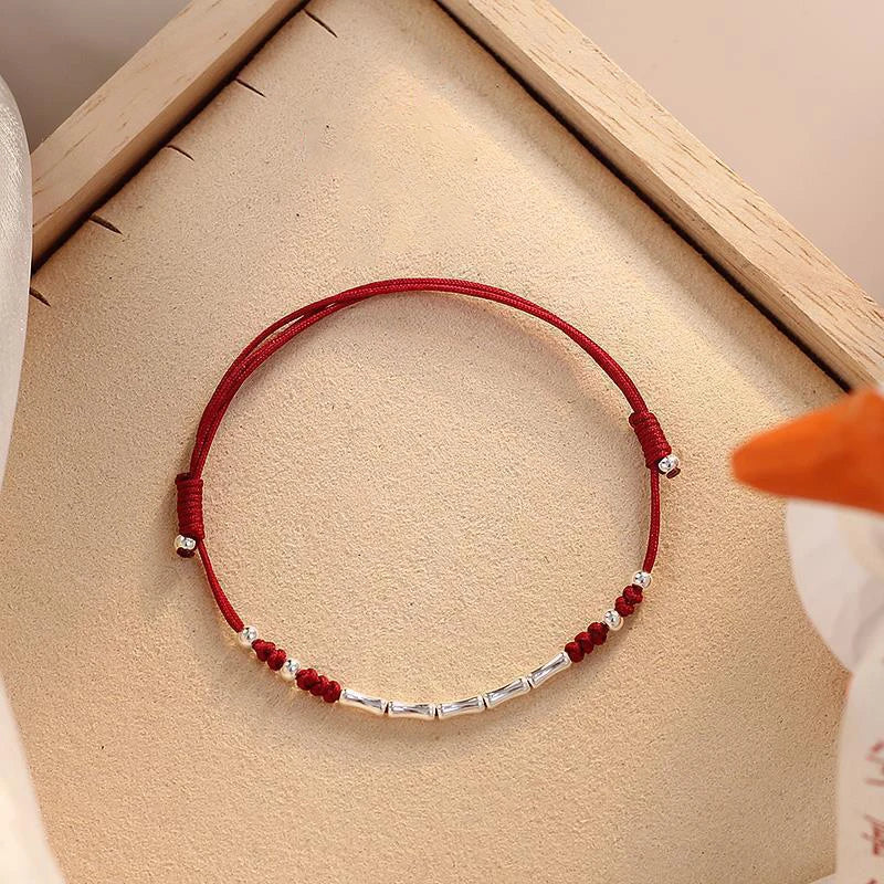 925 Sterling Silver Lucky Bamboo Bracelet