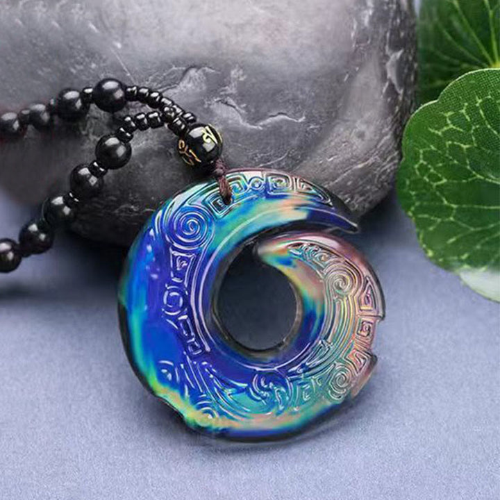 Cool Thermochromic Luck Improves Pendant Necklace