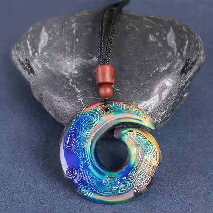 Cool Thermochromic Luck Improves Pendant Necklace