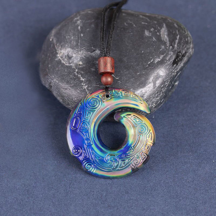 Cool Thermochromic Luck Improves Pendant Necklace