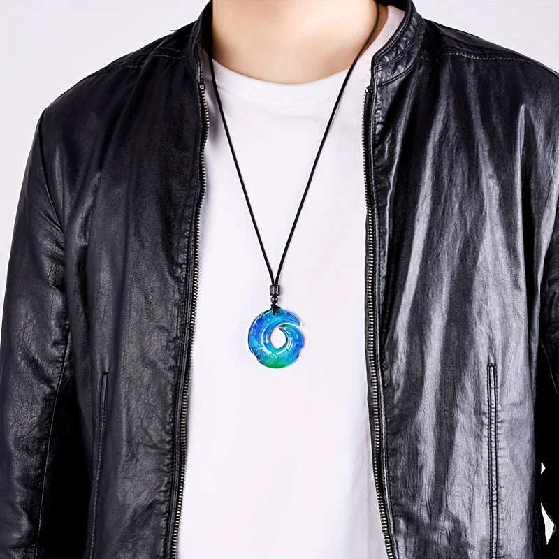 Cool Thermochromic Luck Improves Pendant Necklace