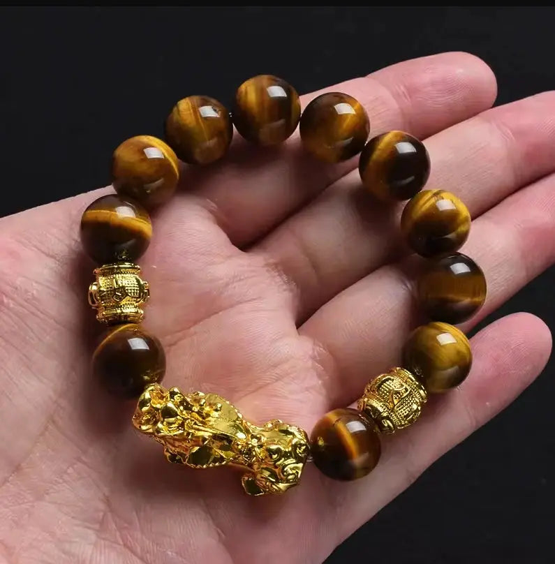 Natural-Tiger-Eye-Beads-Pixiu-Bracelet-Attract-Wealth-02