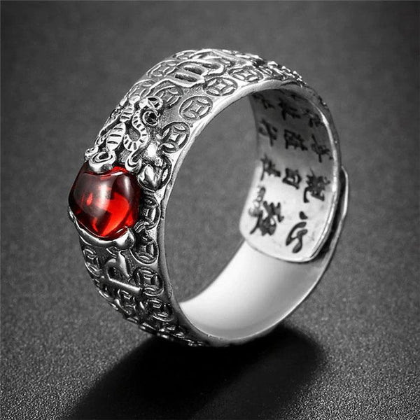 925 Silver Feng Shui Wealth Pixiu Ring