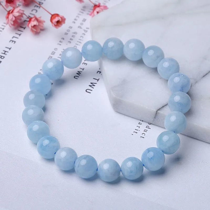 Natural Blue Cats Eye Selenite Bracelet