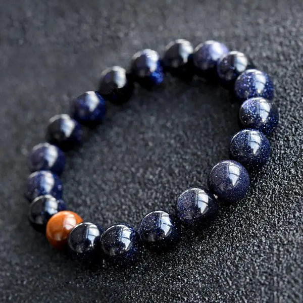 Popular Blue Sandstone Bracelet 01