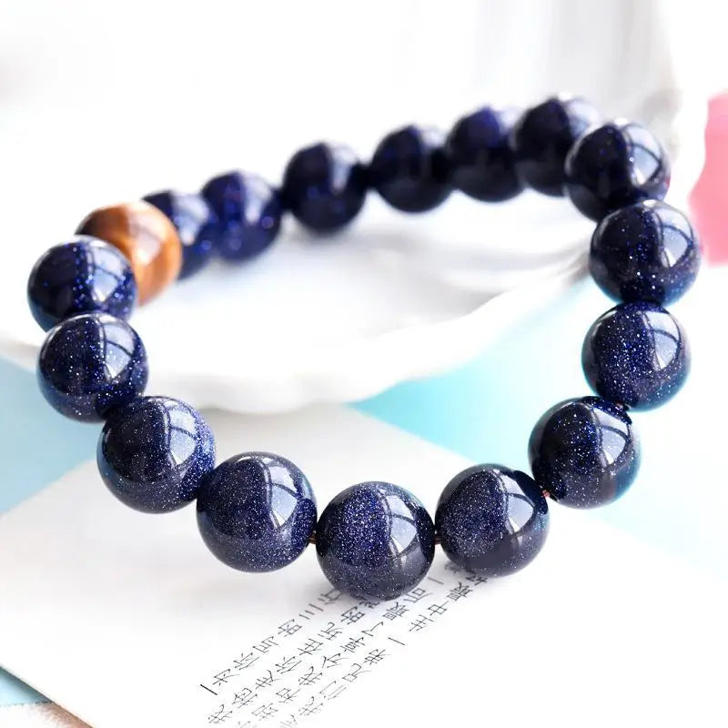 Popular Blue Sandstone Bracelet 02