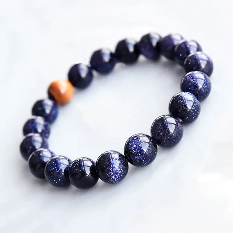 Popular Blue Sandstone Bracelet 05