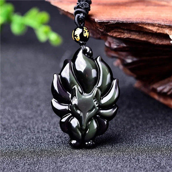 Nine-tailed Fox Pendant Love and Gratitude Necklace