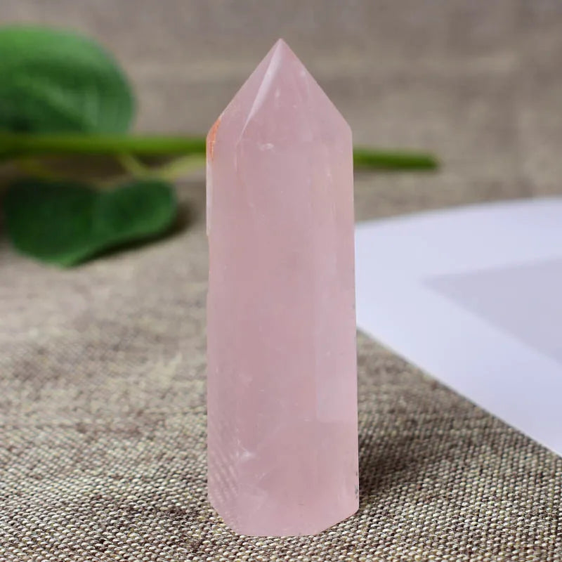 Rose Quartz Wand - Reiki Healing Near Me