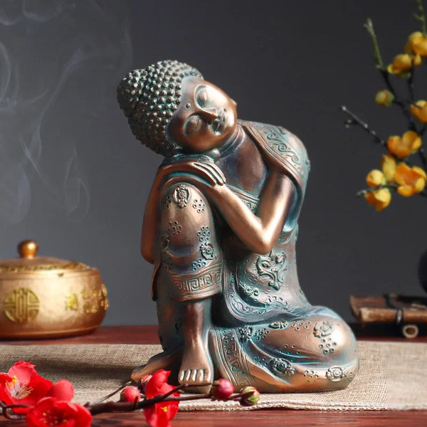 Tibetan Meditating Buddha Statue Decoration