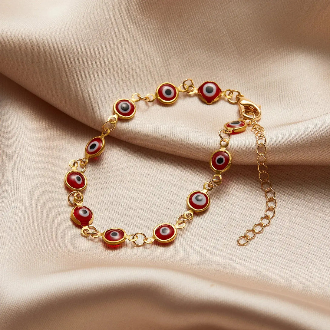 Lucky Turkish Evil Eye Bracelet – Adjustable Good Luck Jewelry Karma & Renewal