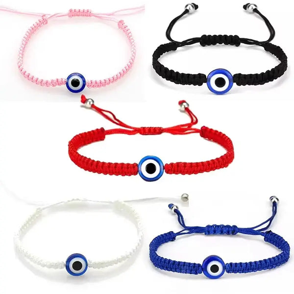 Turkish Evil Eye Rope Bracelet – Unisex Protection Jewelry Karma & Renewal