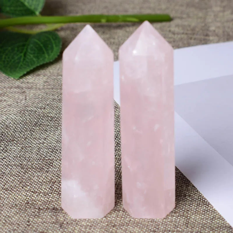 Rose Quartz Wand - Reiki Healing Near Me