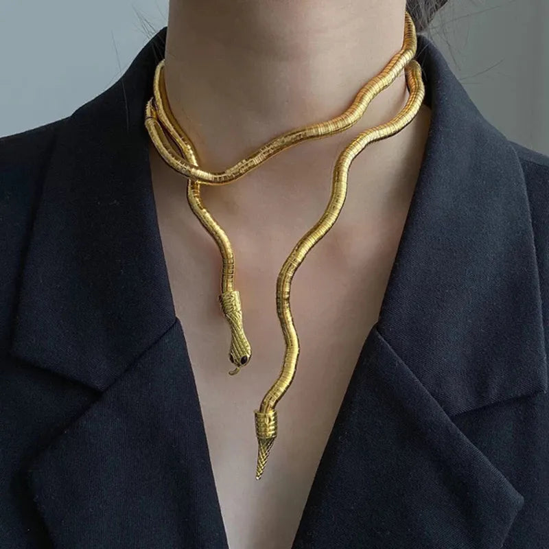 2024 Cool Bendy Snake Necklace Bracelet