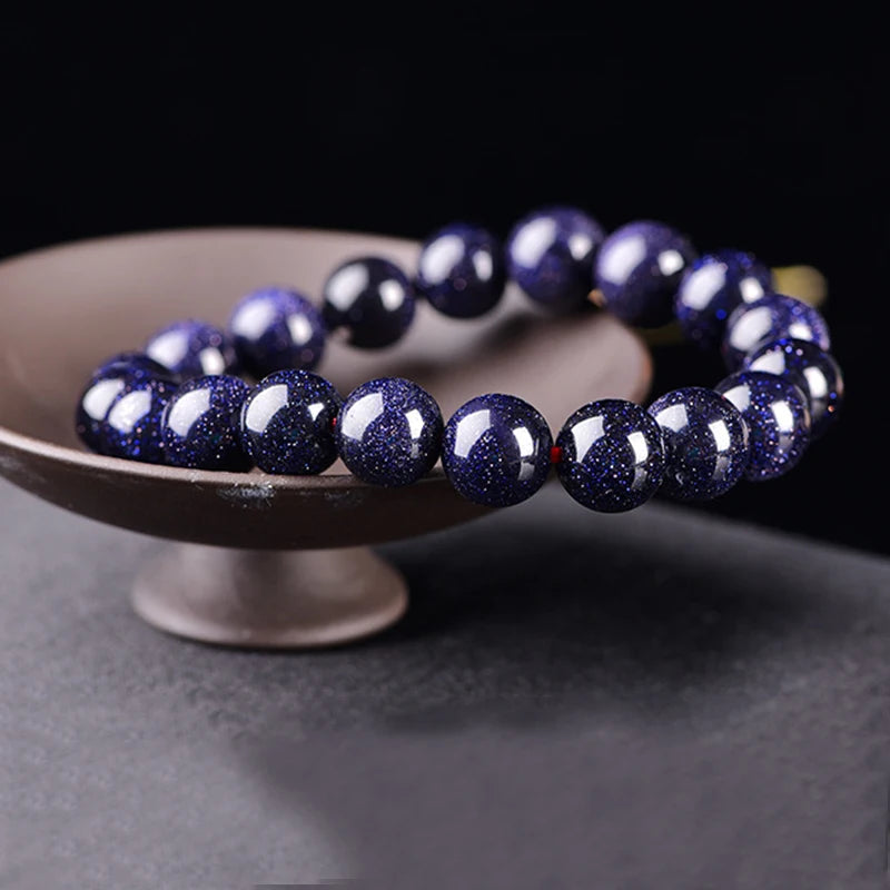 Fashion Blue Sandstone Bracelet