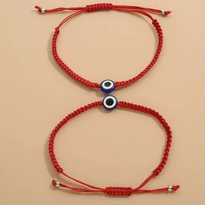 Turkish Evil Eye Rope Bracelet – Unisex Protection Jewelry Karma & Renewal