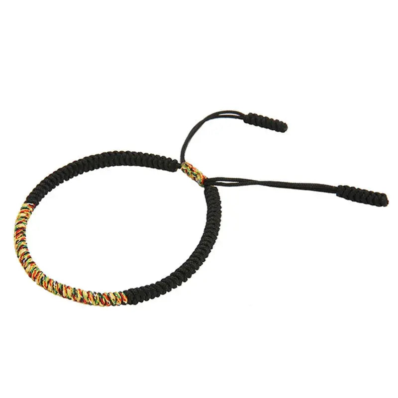 Tibetan Buddhist Braided Cotton Lucky Rope Bracelet