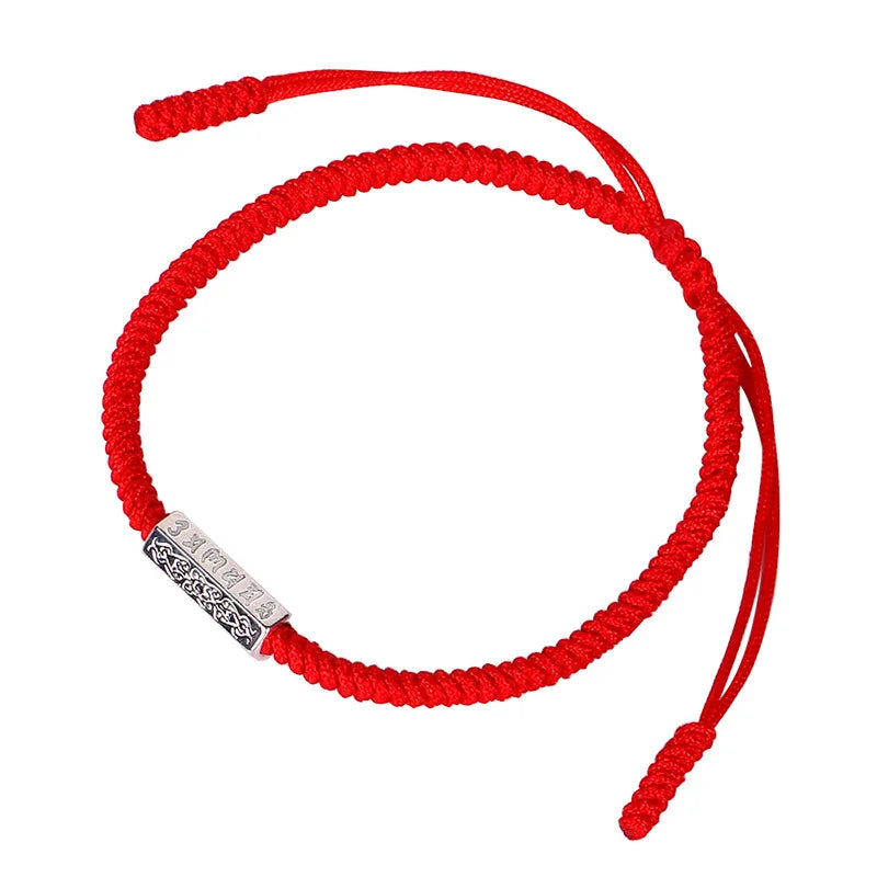 Tibetan Buddhist Handmade Knots Rope Mantra Bracelet