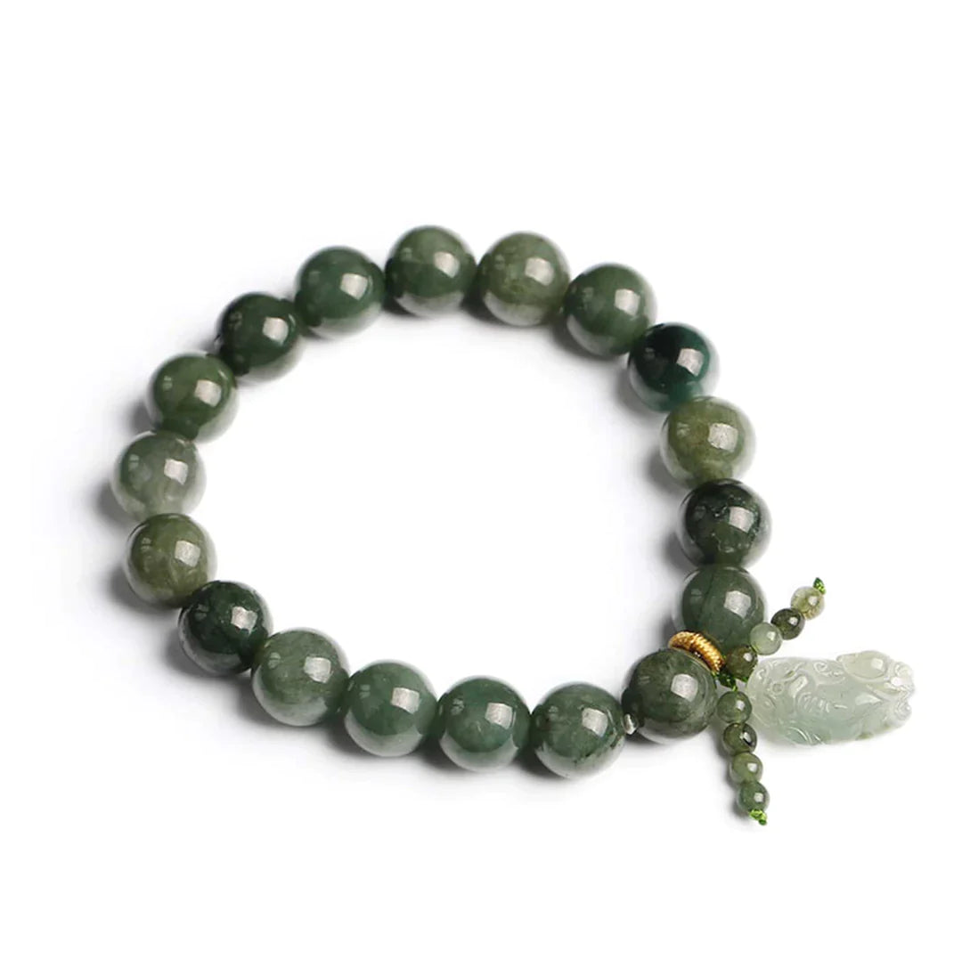 Properties of Jade Stone Pixiu Bracelet 