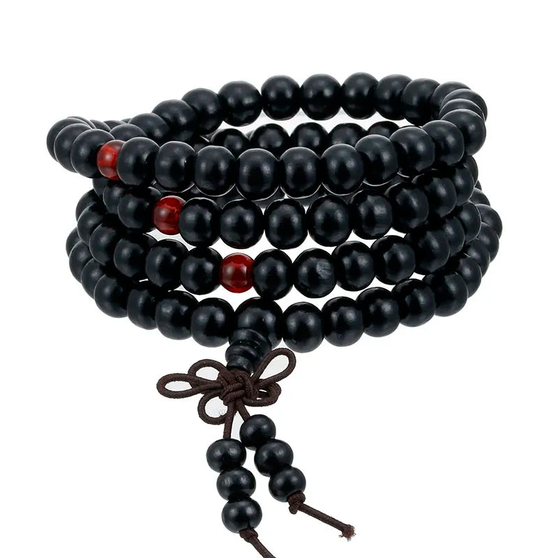 Woody Sandalwood Medita Bracelet -black