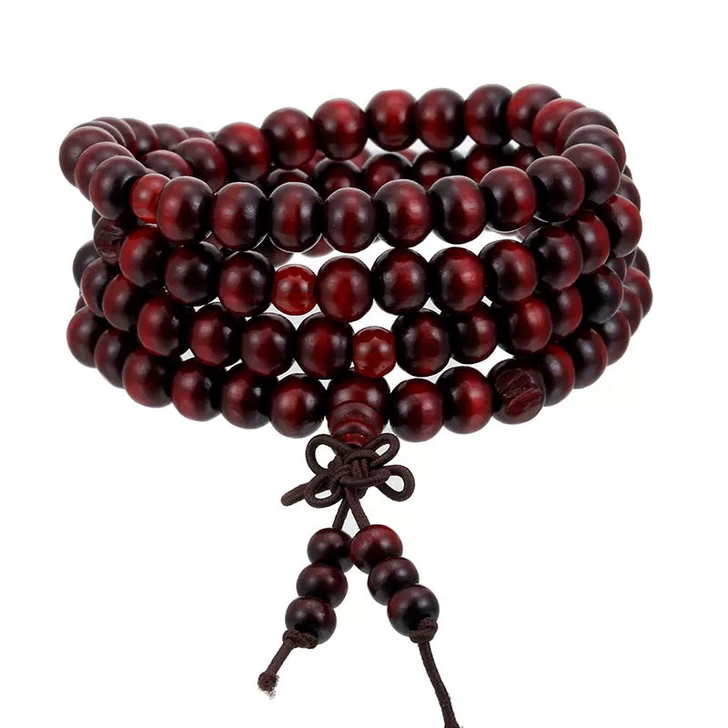 Woody Sandalwood Medita Bracelet -red